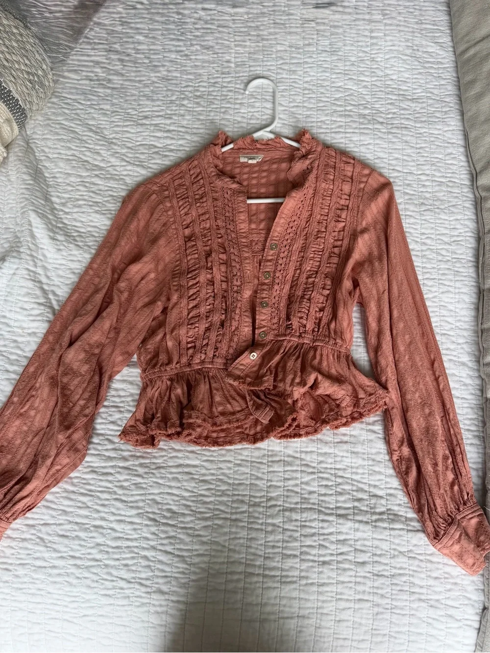 PILCRO (ANTHROPOLOGIE) XS BLOUSE